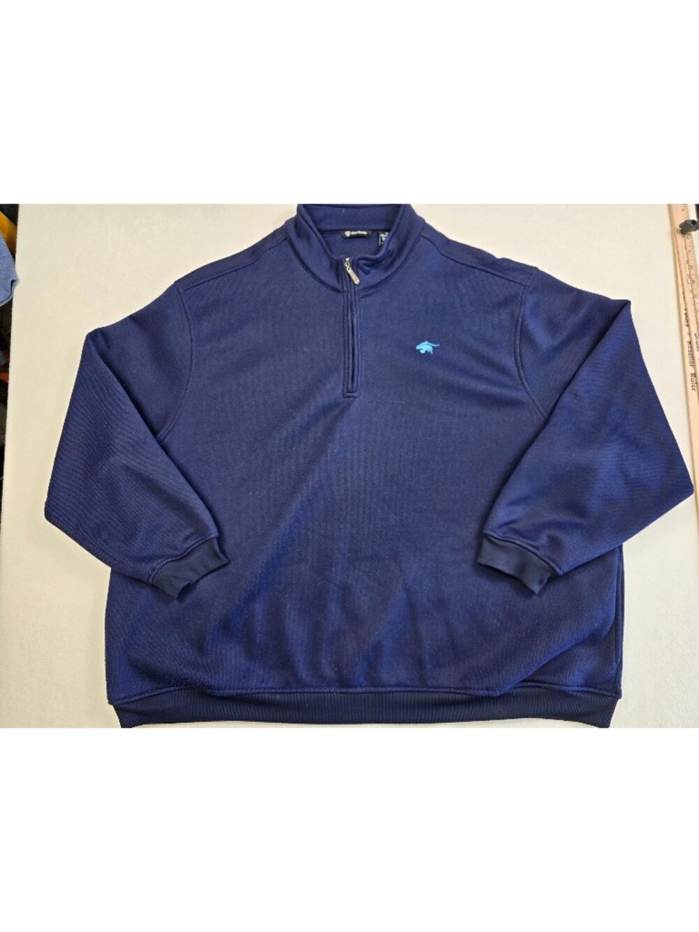 Pro Tour Mens 4X Navy Blue 1/4 Zip Pullover Sweatshirt
